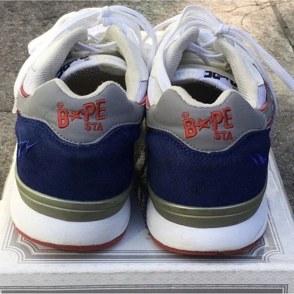 A Bathing Ape Low Top Bapestas - Picture 4 of 6